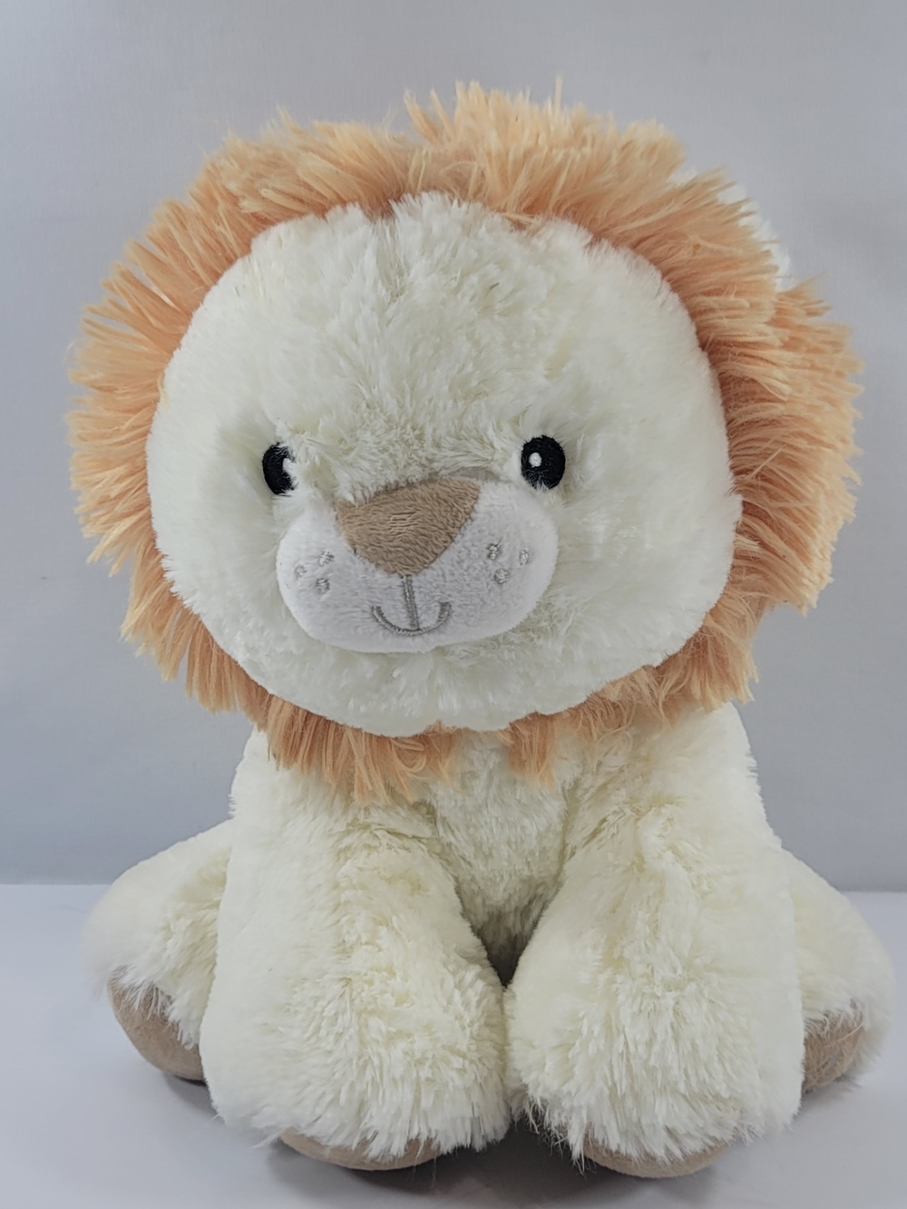 Rz By Rachel Zoe 10” Soft Cuddly Plush Lion Friend Baby Rattle Crinkle Ears